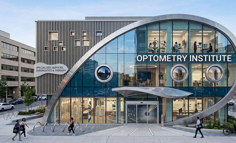 Modern commercial building housing a specialty practice